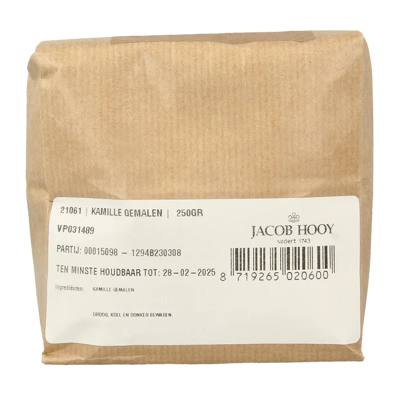 Jacob Hooy Kamille gemalen 250 Gram