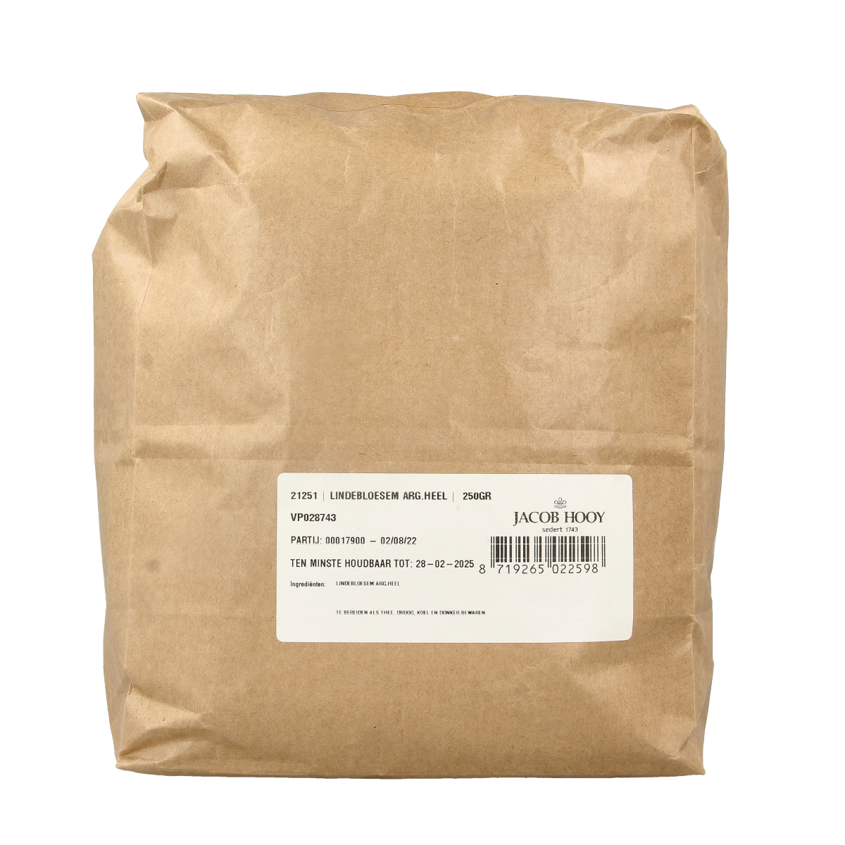Jacob Hooy Lindebloesem arg heel 250.00 Gram