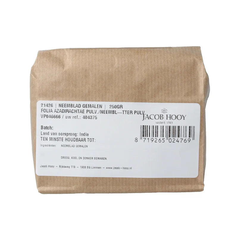 Jacob Hooy Neemblad gemalen 250 Gram