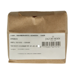 Jacob Hooy Rabarberwortel gesneden 250 Gram