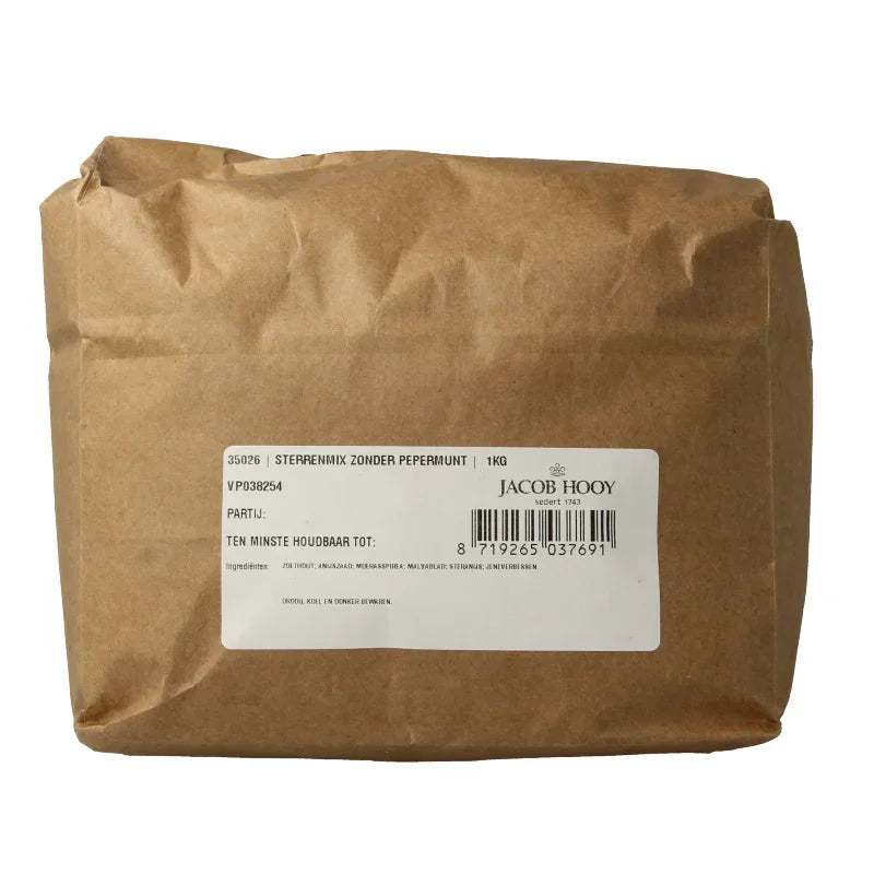 Jacob Hooy Sterrenmix zonder pepermunt 1 Kilogram