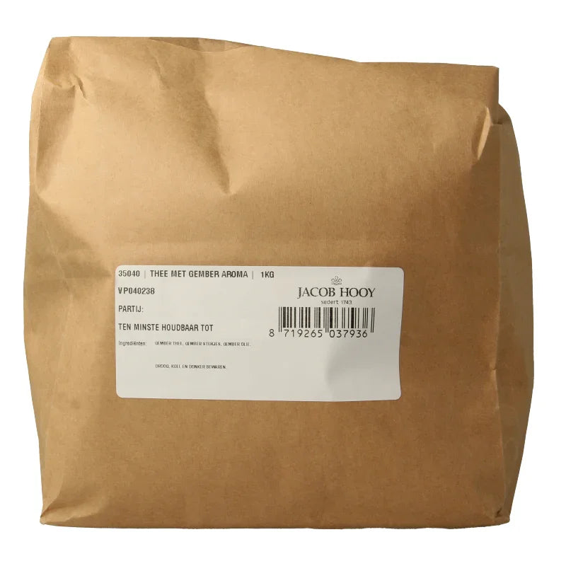 Jacob Hooy Thee met gember aroma 1 Kilogram