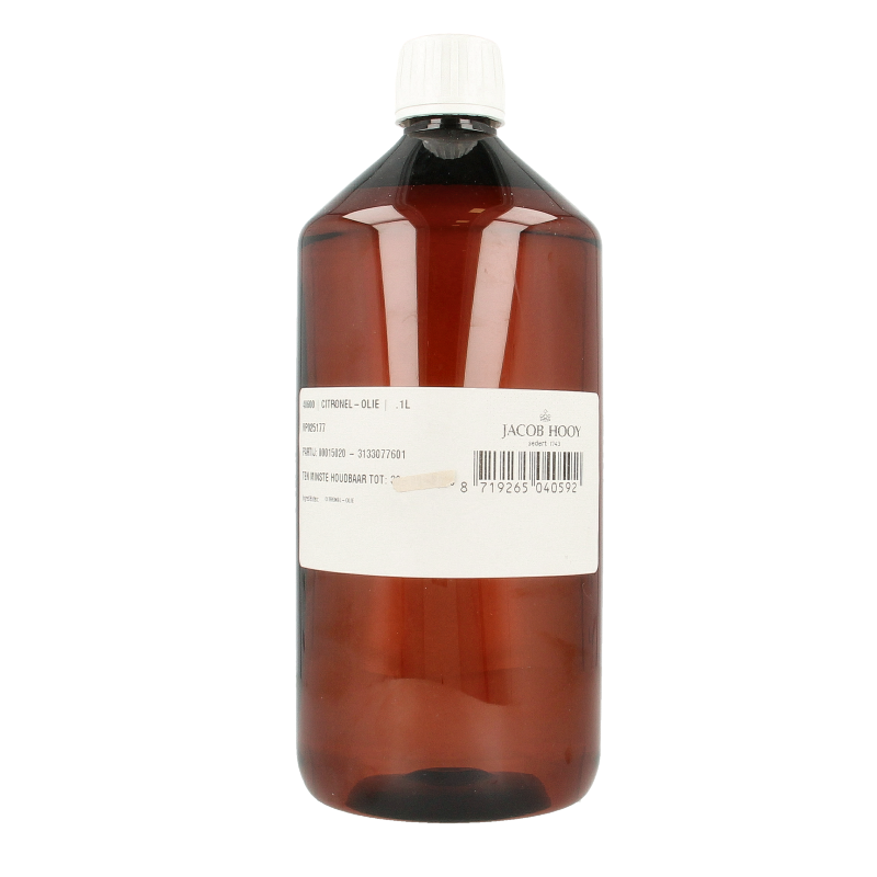 Jacob Hooy Citronelolie (citronella) 1 Liter