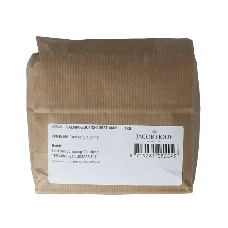 Jacob Hooy Salmiakzout / Ammonium chloride 1 Kilogram