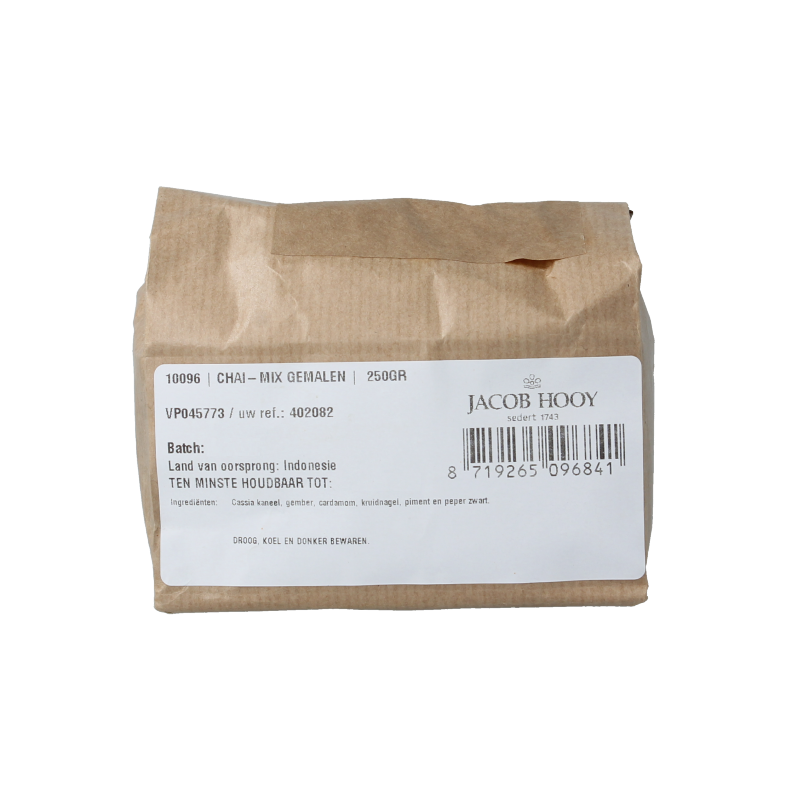 Jacob Hooy Chai mix gemalen 250 Gram