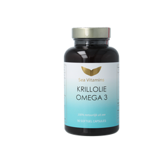 Sea Vitamins Krill olie omega 3 90.00 Vegetarische capsules