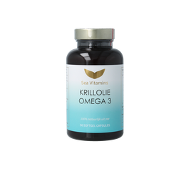 Sea Vitamins Krill olie omega 3 90 Vegetarische capsules
