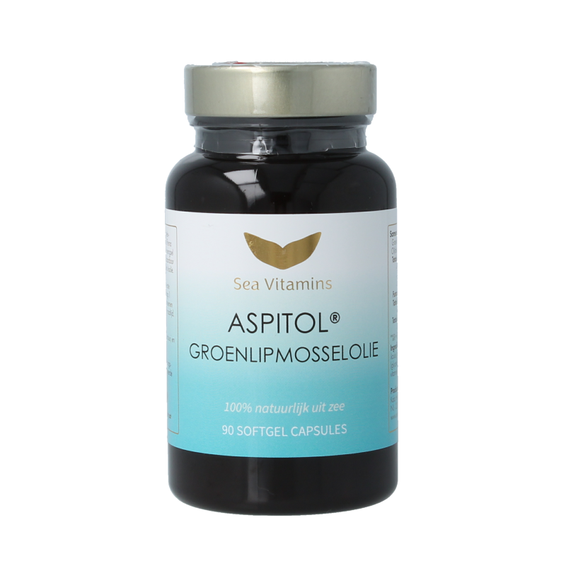 Sea Vitamins Groenlipmosselolie aspitol 90 Vegetarische capsules