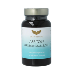 Sea Vitamins Groenlipmosselolie aspitol 90 Vegetarische capsules