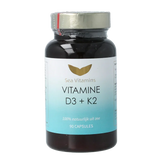 Sea Vitamins Vitamine D3 K2 uit zee 90 Vegetarische capsules