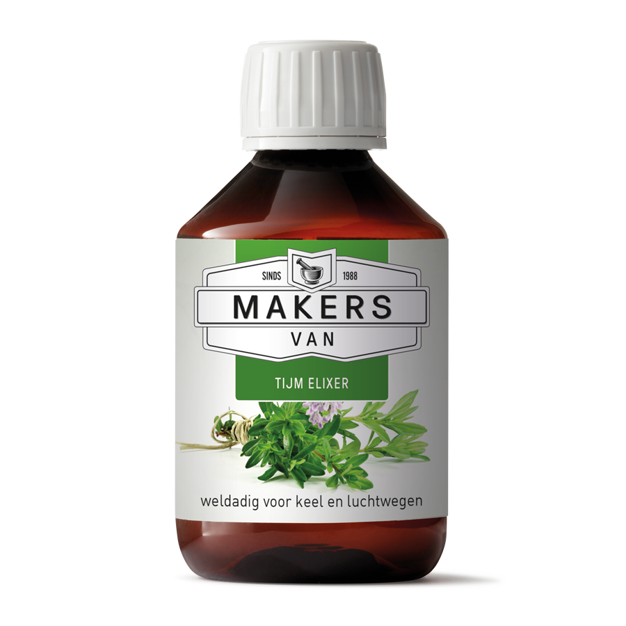 Hoestdrankmakers Tijm elixer 200 Milliliter