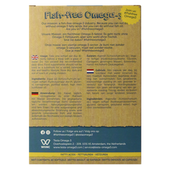 Testa Omega 3 algenolie 250mg DHA vegan NL/DE/EN 60.00 Vegetarische capsules