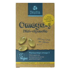 Testa Omega 3 algenolie 250mg DHA vegan NL 60 Vegetarische capsules