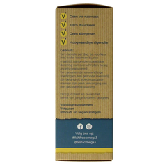 Testa Omega 3 algenolie 250mg DHA vegan NL 60 Vegetarische capsules