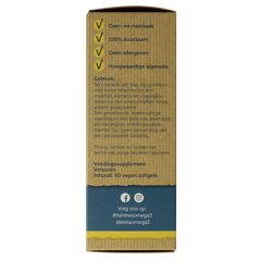 Testa Omega 3 algenolie 250mg DHA vegan NL 60.00 Vegetarische capsules