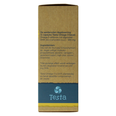 Testa Omega 3 algenolie 250mg DHA vegan NL 60.00 Vegetarische capsules