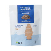 Chocolatemakers Zeiltjes melk 52% met cacaonibs & koffie bio 100.00 Gram