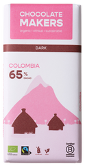 Chocolatemakers Pure love reep 65% puur fairtrade bio 80.00 Gram