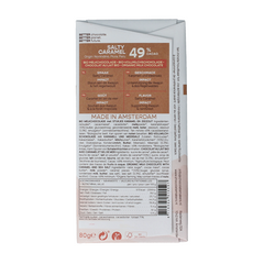 Chocolatemakers Fairtrade salty caramel 49% bio 80 Gram