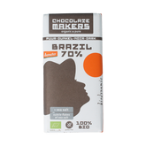 Chocolatemakers Brazil 70% puur demeter bio 80.00 Gram
