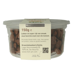 Met PIT Pompoenpitten melkchocolade 150.00 Gram