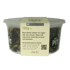Met PIT Pompoenpitten geroosterd 150 Gram