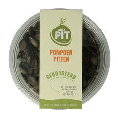 Met PIT Pompoenpitten geroosterd 150 Gram