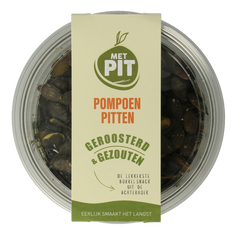 Met PIT Pompoenpitten geroosterd/gezouten 150.00 Gram
