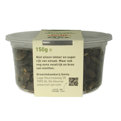 Met PIT Pompoenpitten geroosterd/gezouten 150 Gram