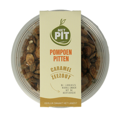 Met PIT Pompoenpitten caramel zeezout 150 Gram