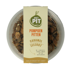 Met PIT Pompoenpitten caramel zeezout 150.00 Gram