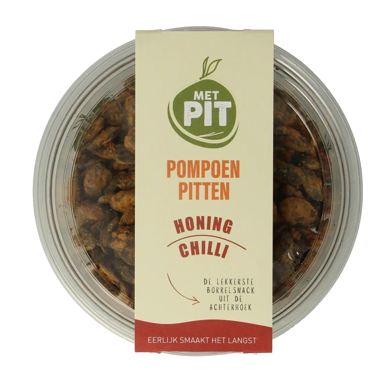 Met PIT Pompoenpitten honing chili 150 Gram