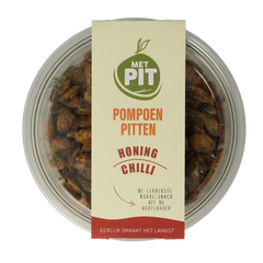 Met PIT Pompoenpitten honing chili 150.00 Gram