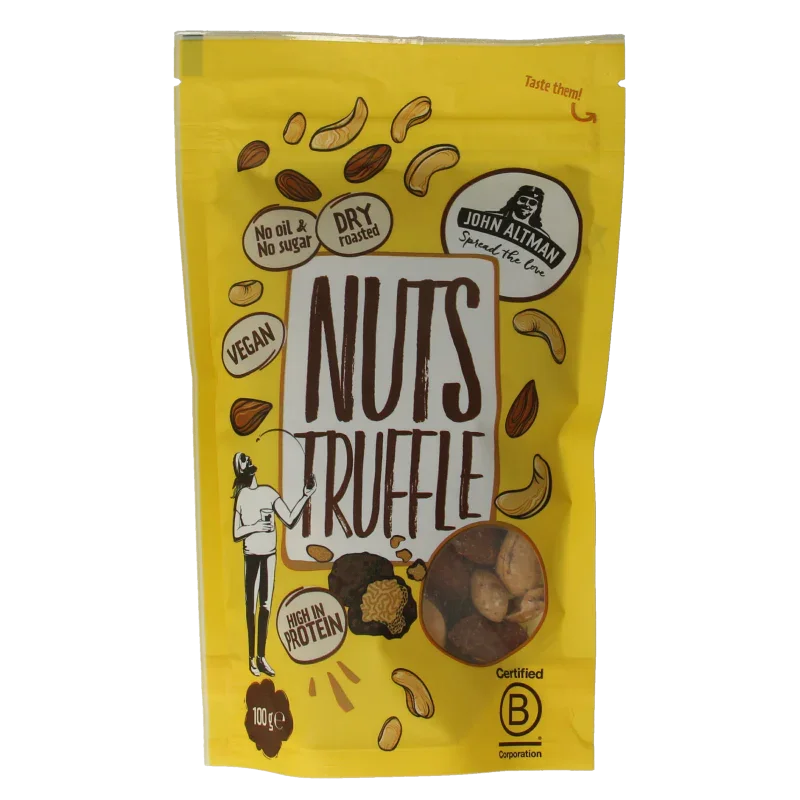 John Altman Dry roasted mixed nuts truffle 100 Gram