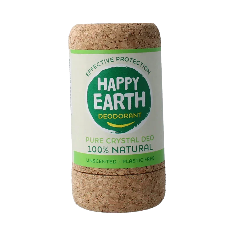 Happy Earth Pure crystal deodorant unscented 90 Gram