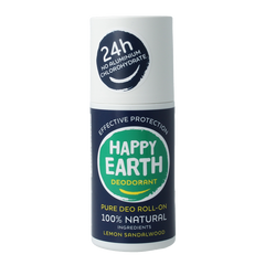 Happy Earth Pure deodorant roll-on men protect 75 Milliliter