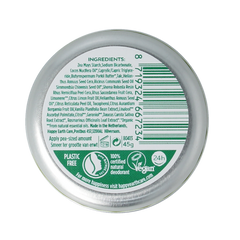 Happy Earth Pure deodorant balm bergamot 45 Gram