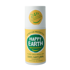 Happy Earth Deodorant roll on jasmine ho wood 75 Milliliter