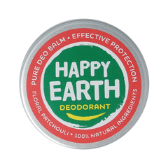 Happy Earth Pure deodorant balm floral patchouli 45.00 Gram
