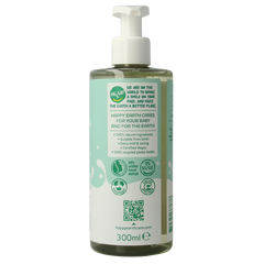 Happy Earth Was & badgel zeepvrij baby & kids 300.00 Milliliter