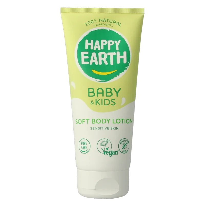 Happy Earth Bodylotion voor baby & kids 200 Milliliter
