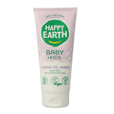 Happy Earth Wasgel creme olie baby & kids 200.00 Milliliter