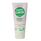Happy Earth Wasgel creme olie baby & kids 200 Milliliter