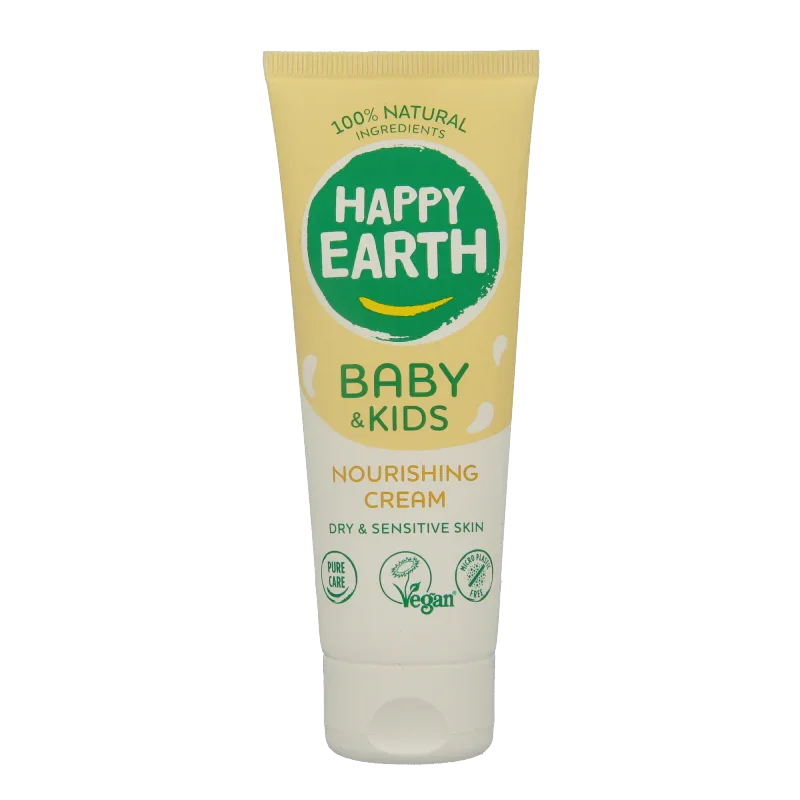 Happy Earth Voedende creme voor baby & kids 75 Milliliter