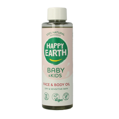 Happy Earth Gezicht & lichaam olie voor baby & kids 150.00 Milliliter