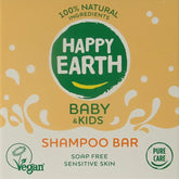 Happy Earth Shampoobar voor baby & kids 50.00 Gram