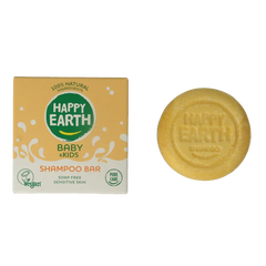 Happy Earth Shampoobar voor baby & kids 50 Gram
