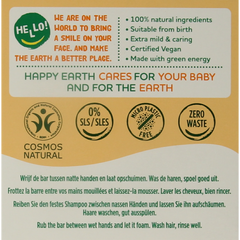 Happy Earth Shampoobar voor baby & kids 50.00 Gram