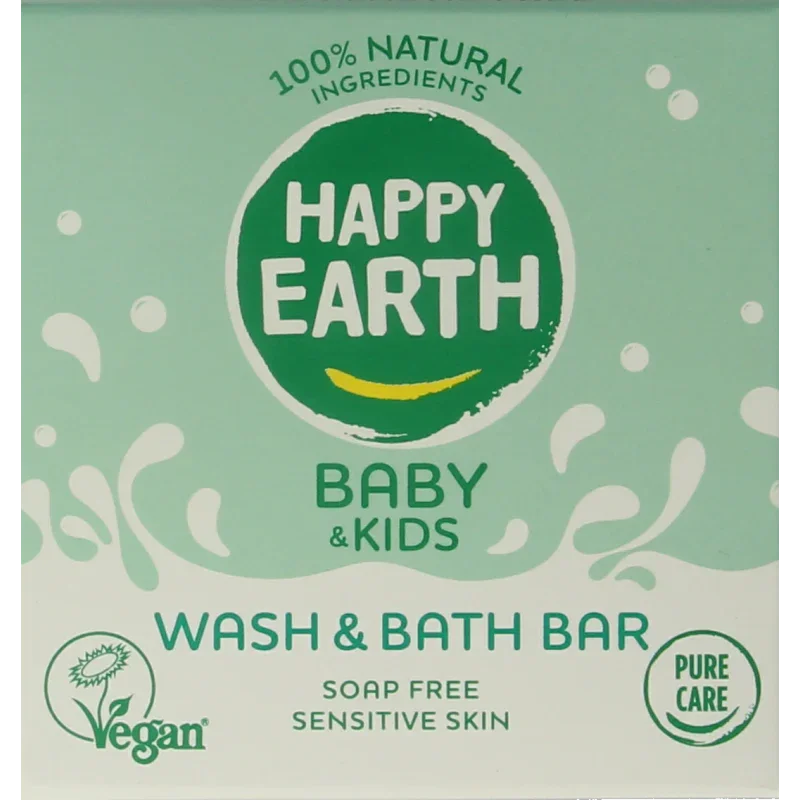 Happy Earth Was & bad bar baby & kids 50 Gram