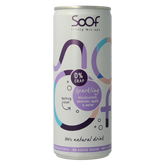 Soof Drinks Sparkling zwarte bes lavendel & appel 250 Milliliter